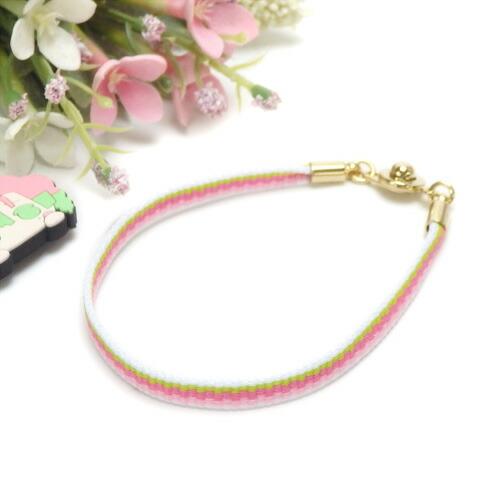 メール便 鬼殺し紐 加賀紐 ブレスレット 平紐 市松 麻の葉文様 鱗紋 亀甲紋 胡蝶 炎 桜餅 鬼殺紐 鬼滅紐 日本製 メンズ レディース 子供用 |  | 12