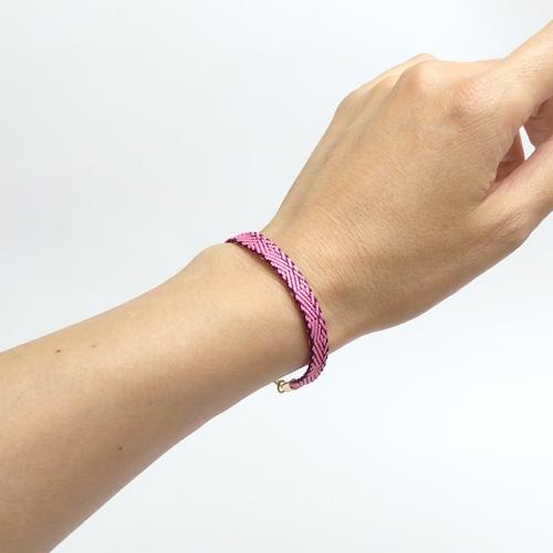 メール便 鬼殺し紐 加賀紐 ブレスレット 平紐 市松 麻の葉文様 鱗紋 亀甲紋 胡蝶 炎 桜餅 鬼殺紐 鬼滅紐 日本製 メンズ レディース 子供用 |  | 18