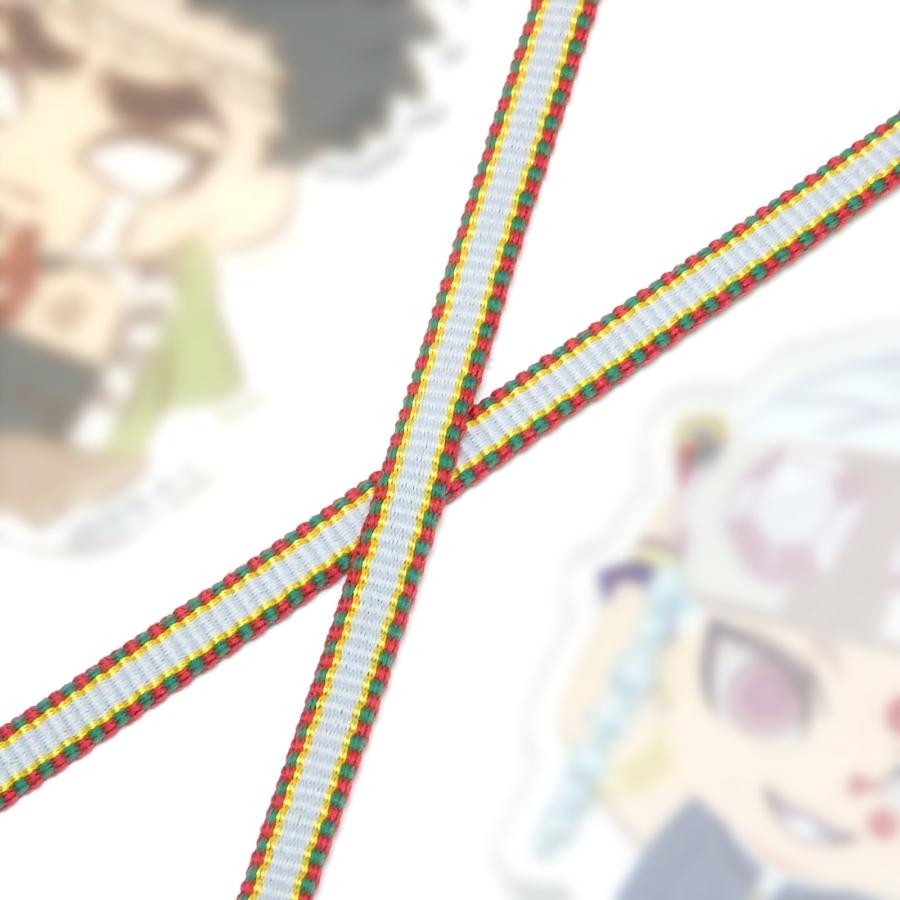 メール便 鬼殺し紐 加賀紐 ナフキンクリップ  鬼滅紐 ハンカチクリップ ディナークリップ 前掛けクリップ ナプキンクリップ 帽子クリップ マスクチェーン 爆買 |  | 15