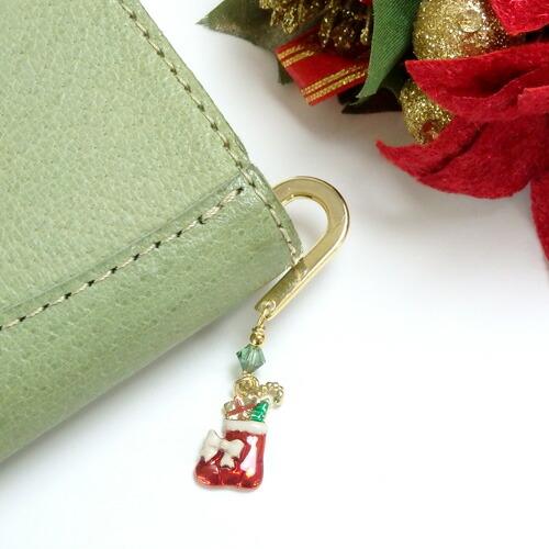 しおり ブックマーカー クリスマスシリーズ クリスマスツリー サンタクロース ヒイラギ 靴下 ブーツ ジンジャーマン スワロフスキー 金属 メタル 栞 帯飾り |  | 03