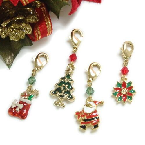 メール便 マスクチャーム クリスマスツリー サンタクロース ポインセチア 靴下 ブーツ マスクピアス マスクジュエリー クリスマス ギフトに プレゼントに | 
