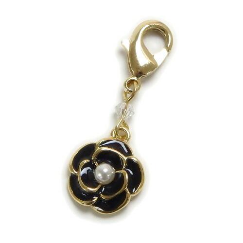 メール便 マスクチャーム カメリア スワロフスキー マスクアクセサリー ブラック ホワイト おしゃれ かわいい マスクジュエリー マスクピアス 爆買 |  | 02