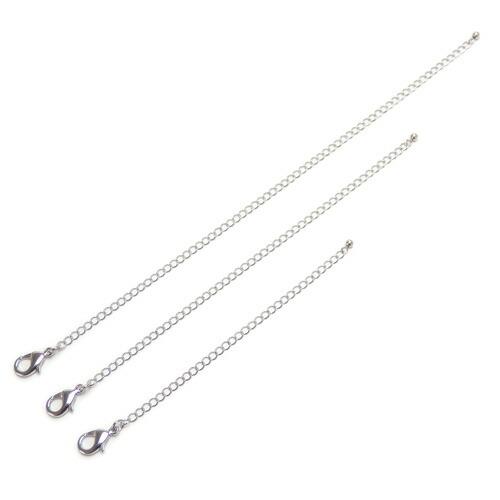 メール便 大きめ 引き輪 カニカン 大 超ロング アジャスター チェーン フック 金具 No.3 ネックレス延長 カニカンフック 留め金具 接続金具 真ちゅう 延長金具 |  | 01