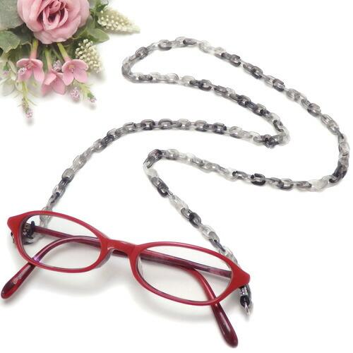 メール便 メガネチェーン アクリル 樹脂チェーン プラチェーン レディース 軽い 眼鏡チェーン グラスコード マスクチェーン バレンタイン ギフトに プレゼントに |  | 01