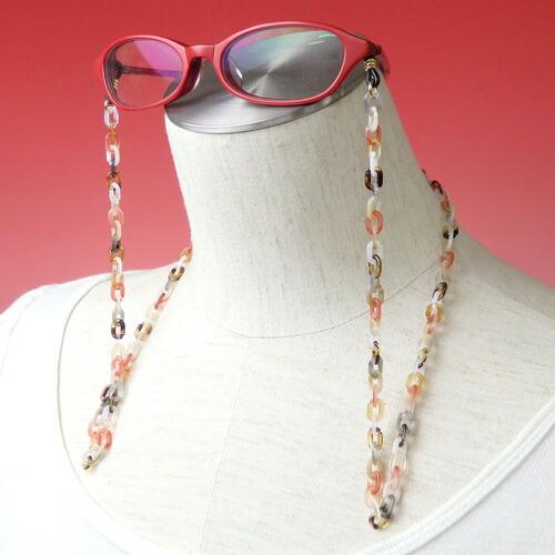 メール便 メガネチェーン アクリル 樹脂チェーン プラチェーン レディース 軽い 眼鏡チェーン グラスコード マスクチェーン バレンタイン ギフトに プレゼントに |  | 03