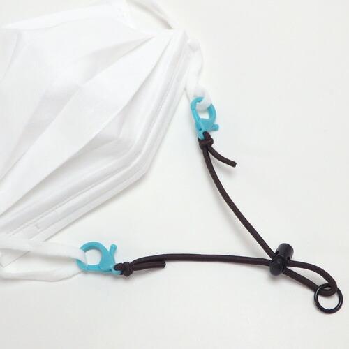 金属アレルギー対応 マスクバンド プラカニカン ゴム マスクベルト マスクレット 耳が痛くない 長さ調整可能 コードストッパー マスクストラップ プラスチック |  | 06