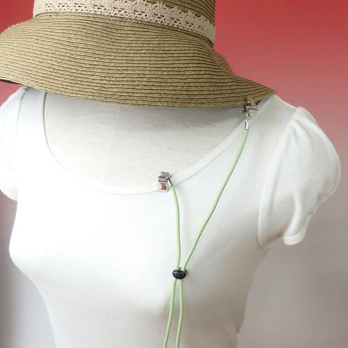 メール便 帽子クリップ アウトドアコード コードストッパー付き ハットクリップ 長め ロング パラコード 帽子ホルダー 帽子ストッパー 大人用 子供用 爆買 |  | 02