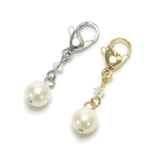 メール便 超特価 ！ マスクチャーム あこや本真珠 パール 6.5 -7.0mm スワロフスキー アコヤ真珠 1個 マスクアクセサリー マスクピアス マスクジュエリー 爆買 | 