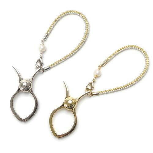 メール便 グローブホルダー 淡水真珠 & 手組み 組紐 金糸 銀糸 手袋ホルダー レディース ギフト プレゼント 淡水パール クリスマス ギフトに プレゼントに |  | 02