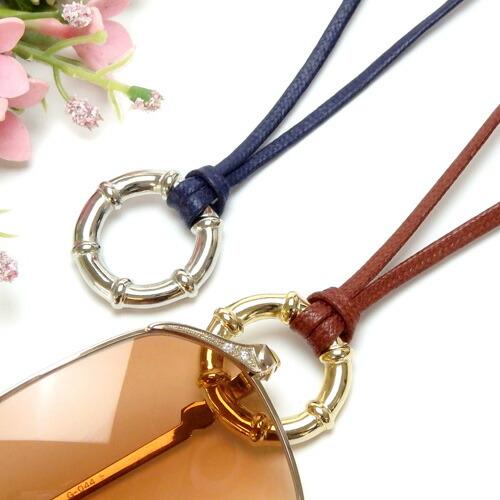 メール便 メガネホルダー ネックレス バンブー ラウンド 樹脂 リング コットン 平紐 眼鏡ホルダー 軽量 首掛け CCBパーツ おしゃれ メンズ レディース | 