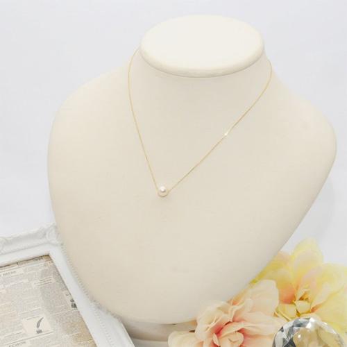 スルーネックレス ケース入り あこや本真珠 K10 7.0〜7.5mm パール 10金 ゴールドネックレス シンプル アコヤ真珠 クリスマス ギフトに プレゼントに |  | 01