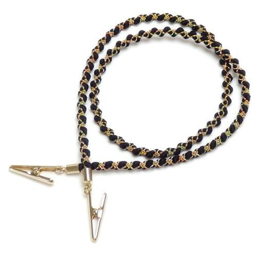 メール便 ナフキンクリップ 正絹 手組組紐 手組み組紐 ハンカチクリップ ディナークリップ ナフキンホルダー ナプキンクリップ マスククリップ マスクストラップ |  | 04