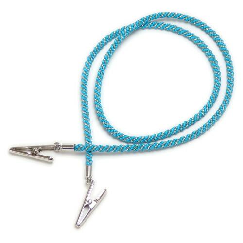 メール便 ナフキンクリップ 正絹 手組組紐 手組み組紐 ハンカチクリップ ディナークリップ ナフキンホルダー ナプキンクリップ マスククリップ マスクストラップ |  | 07