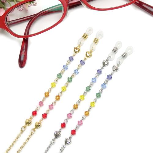 ♪❤️ ガラスビーズ　ターコイズ色　マスクチェーン　メガネチェーン ♪❤️ ガラスビーズターコイズ色マスクチェーンメガネチェーン