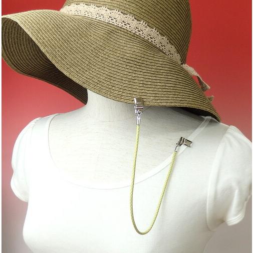 メール便 帽子クリップ アウトドアコード ロング ハットクリップ 帽子ホルダー パラコード 帽子ストッパー ハットキーパー大人用 子供用 ワニグチ 爆買 |  | 01