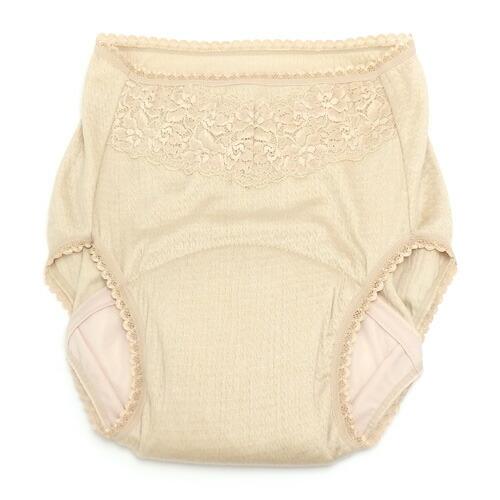 レース付き 重失禁ショーツ 110cc 女性用 裏綿素材 失禁パンツ 日本製 尿漏れ パンツ 介護ショーツ 介護パンツ 日本製 コーレル |  | 01