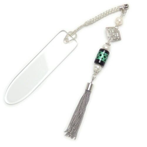 帯飾り 蒔絵 新漆 パール タッセル 根付 根付け ストラップ  帯飾りプレート 市松模様 浴衣 着物 chottowa チョトワ ちょとわ 爆買 |  | 04