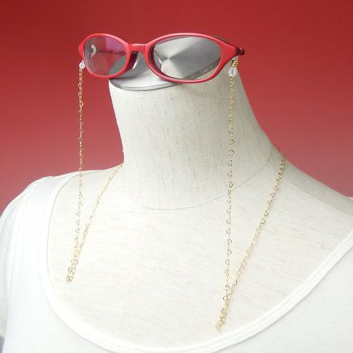 メール便 メガネチェーン ハート チェーン ゴールドカラー シルバーカラー めがねチェーン 眼鏡チェーン 金 銀 マスクチェーン マスクストラップ |  | 06