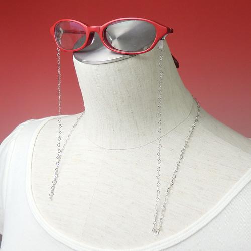 メール便 メガネチェーン ハート チェーン ゴールドカラー シルバーカラー めがねチェーン 眼鏡チェーン 金 銀 マスクチェーン マスクストラップ |  | 07