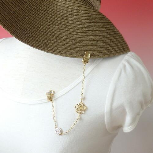 メール便 帽子クリップ エナメル カメリア パール 花 淡水真珠 帽子留め レディース ハットクリップ 帽子ホルダー シェイプレット 椿 フラワー おしゃれ 爆買 |  | 03