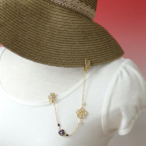 メール便 帽子クリップ エナメル カメリア パール 花 淡水真珠 帽子留め レディース ハットクリップ 帽子ホルダー シェイプレット 椿 フラワー おしゃれ 爆買 |  | 04