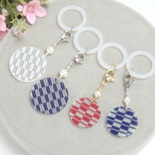 メール便 アンブレラマーカー 和柄 伝統文様 傘アクセサリー 傘マーカー シリコンゴム チャーム ペットボトルマーカー 麻の葉 青海波 七宝 矢絣 桧垣 爆買 |  | 02