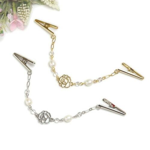 メール便 ショールクリップ 情熱の薔薇 ローズ 淡水パール 真珠 ストールクリップ ドレスクリップ シェイプレット 帽子クリップ レディース マスクバンド 爆買 |  | 01