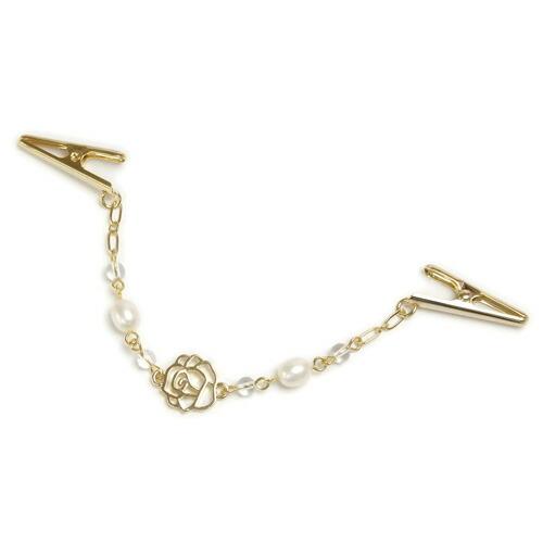 メール便 ショールクリップ 情熱の薔薇 ローズ 淡水パール 真珠 ストールクリップ ドレスクリップ シェイプレット 帽子クリップ レディース マスクバンド 爆買 |  | 02