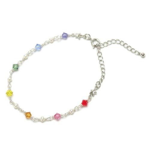 メール便 ブレスレット 厄除け 開運 七色 スワロフスキー 淡水パール 真珠 淡水真珠 パール おしゃれ かわいい クリスマス ギフトに プレゼントに |  | 07