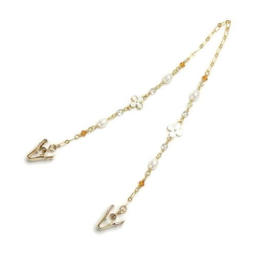 メール便 帽子クリップ お花とパール ロング パール 淡水真珠 帽子留め レディース ハットクリップ 帽子ホルダー ハットキーパー おしゃれ |  | 04