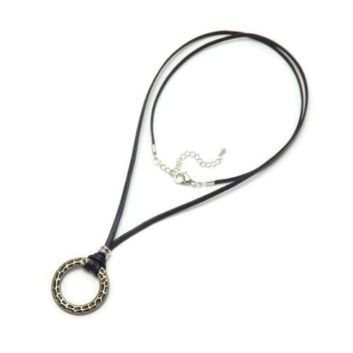 メール便 メガネホルダー ネックレス メンズ アンティークゴールド いぶし金 金古美 リング コットン 平紐 グラスホルダー サングラスホルダー 首掛け おしゃれ |  | 01