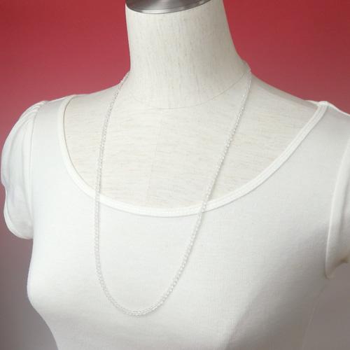 ネックレスになる メガネチェーン 水晶 多面カット 天然石 クリスタル 風水 パワーストーン マスクチェーン マスクストラップ ギフト プレゼント |  | 02