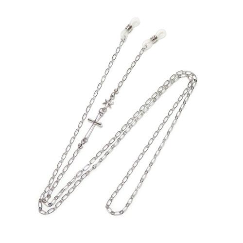 メール便 メガネチェーン クロス 十字架 星 眼鏡チェーン めがねチェーン メンズ マスクチェーン ハロウィン ギフトに プレゼントに termhalloween |  | 01