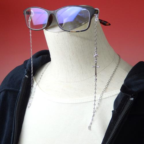 メール便 メガネチェーン クロス 十字架 星 眼鏡チェーン めがねチェーン メンズ マスクチェーン ハロウィン ギフトに プレゼントに termhalloween |  | 02