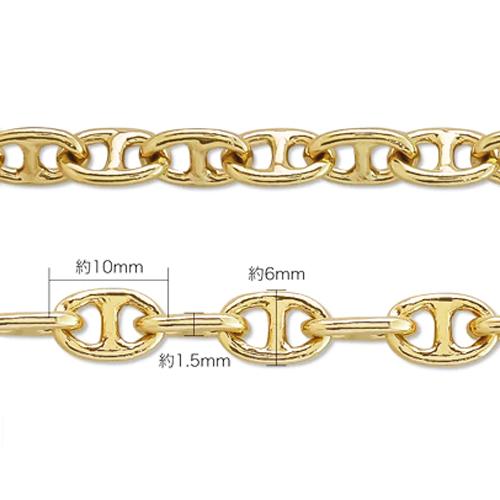 グローブホルダー アンカーチェーン 小 アルファベット ＆ 天然石 パール マリンチェーン 手袋ホルダー 手袋クリップ イニシャル ローマ字 英文字 推し活 |  | 10