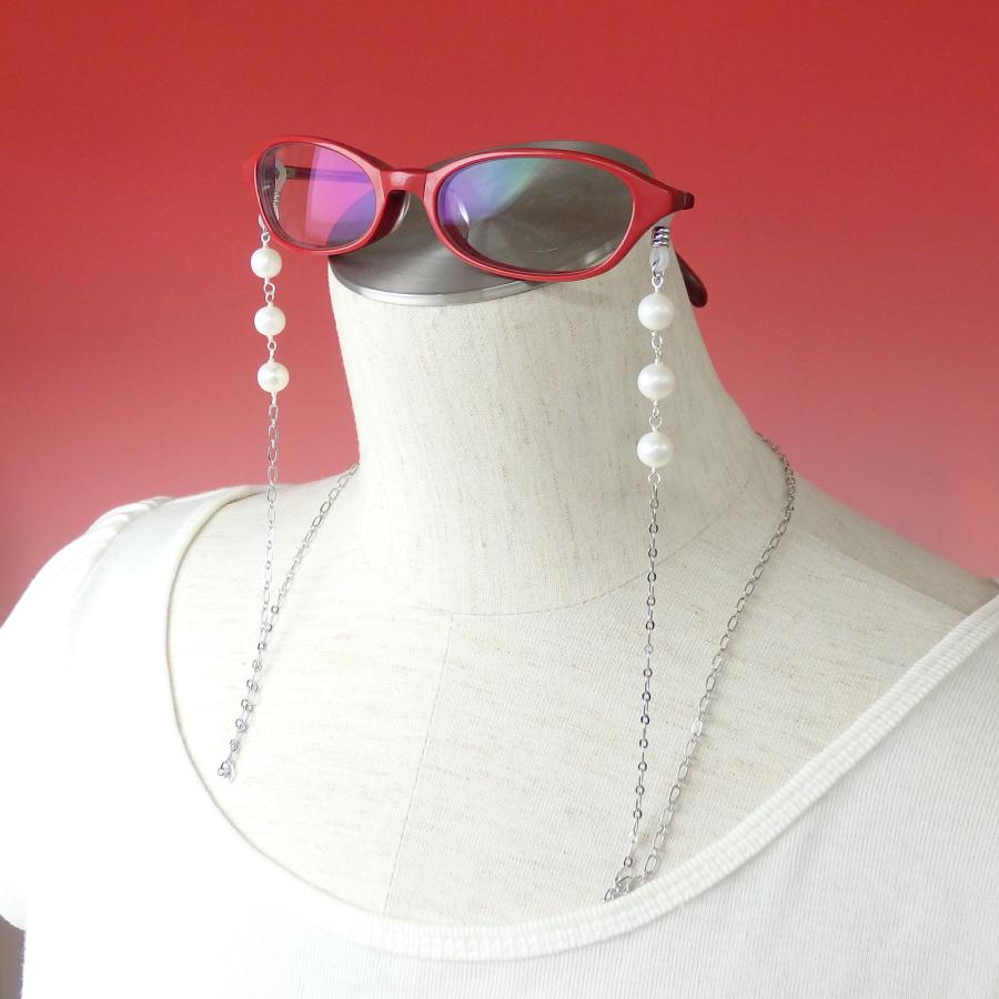 メール便 メガネチェーン トリロジー コロコロパール 淡水真珠 眼鏡チェーン おしゃれ レディース ホワイトデー ギフトに プレゼントに 爆買 |  | 02