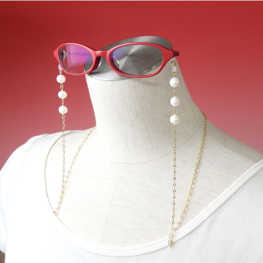 メール便 メガネチェーン トリロジー コロコロパール 淡水真珠 眼鏡チェーン おしゃれ レディース ホワイトデー ギフトに プレゼントに 爆買 |  | 04
