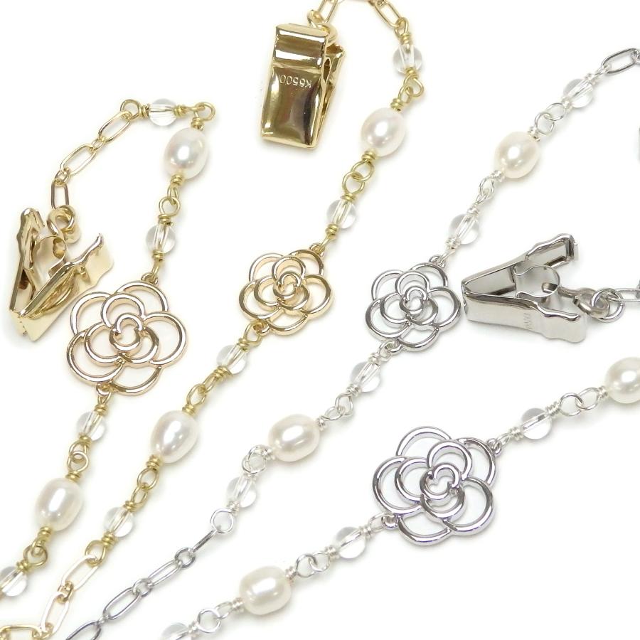 メール便 帽子クリップ ロング パール カメリア 花 淡水真珠 帽子留め レディース ハットクリップ 帽子ホルダー シェイプレット 椿 フラワー おしゃれ 爆買 |  | 07