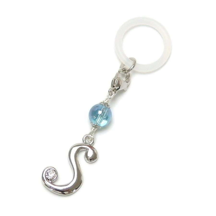 メール便 アンブレラマーカー 天然石 ＆ アルファベット 筆記体 ゴシック体 イニシャル パール ラインストーン 傘アクセサリー ボトルマーカー 推し活 |  | 01