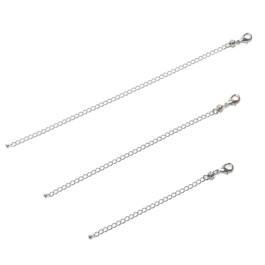 メール便 マグネット金具 超 ロング アジャスター つき マグネット留め具 超 チェーン ネックレス 延長 金具 20cm 15cm 10cm 大きなカニカン 延長金具 爆買 |  | 01