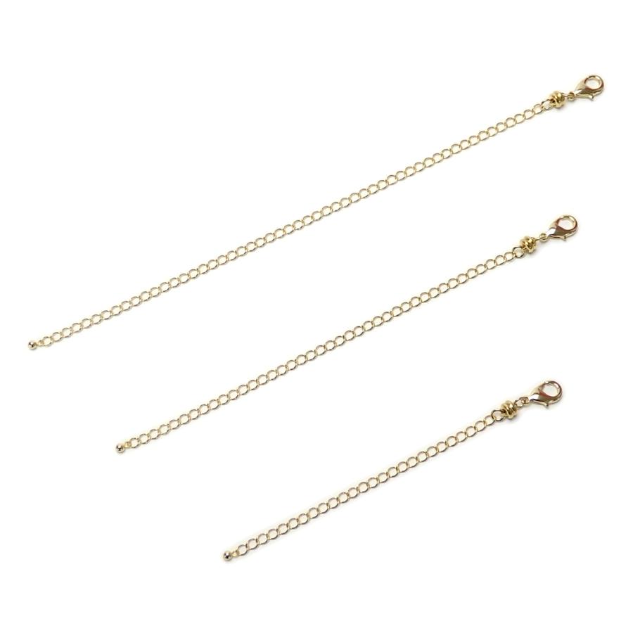 メール便 マグネット金具 超 ロング アジャスター つき マグネット留め具 超 チェーン ネックレス 延長 金具 20cm 15cm 10cm 大きなカニカン 延長金具 爆買 |  | 02