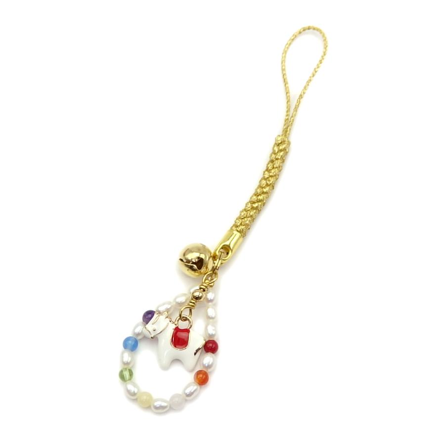 メール便 午年 根付 ストラップ 厄除け 七色 天然石 白蛇 干支 開運 十二支 えと パール 馬年 うまどし へび年 巳年 へび 蛇 ヘビ 淡水真珠 風水 金運 |  | 01