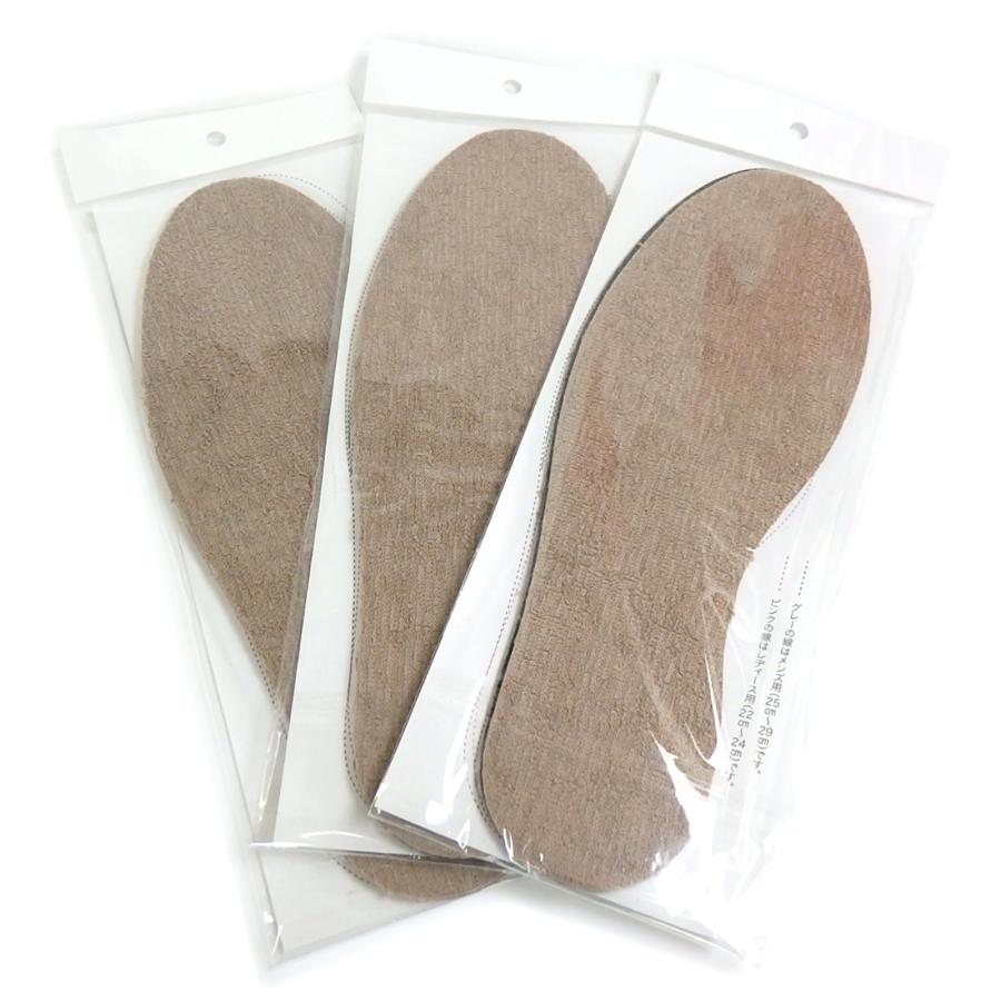 インソール ブリーズブロンズ 消臭 クロスインソール 3足セット K-17 中敷 靴 中敷き 3枚 消臭インソール フリーサイズ 日本製 薄手のインソール | Breeze Bronze | 03