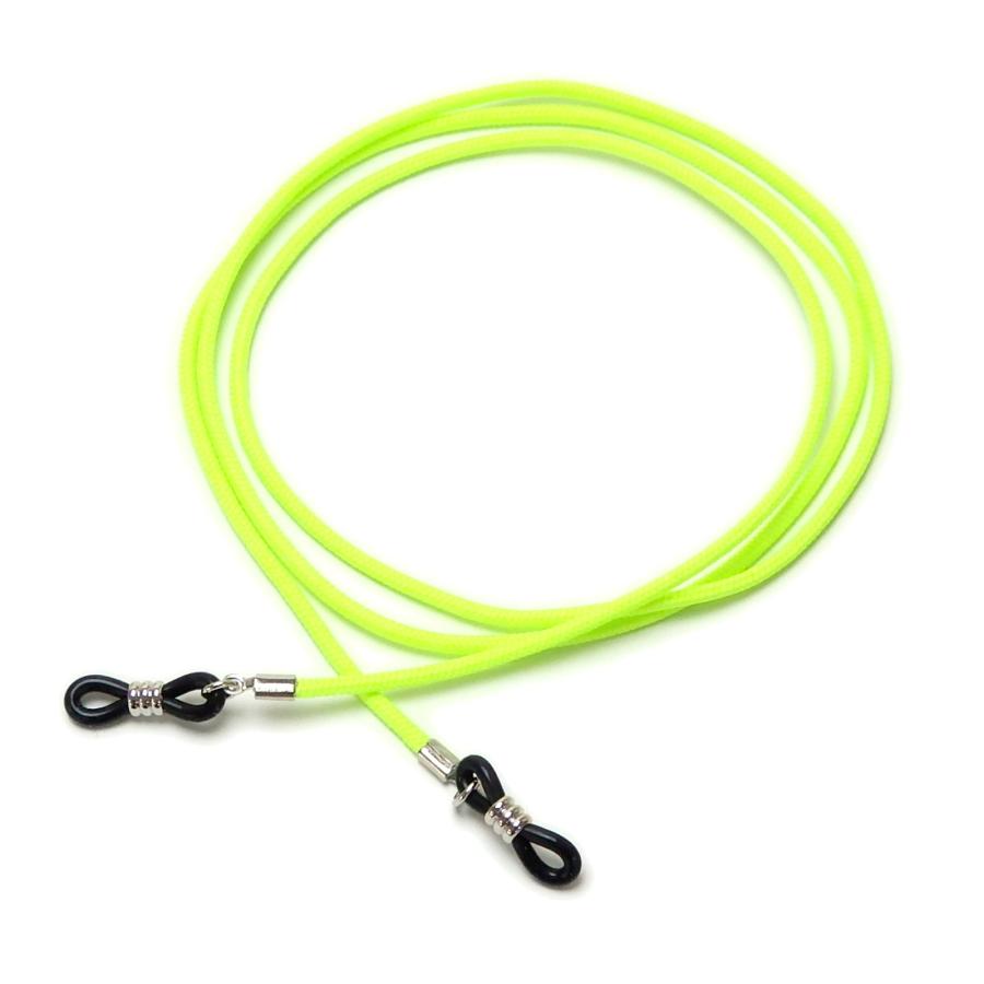 メール便 メガネチェーン ネオンカラー 蛍光色 ネオンライム 黄緑 ネオンオレンジ グラスコード 組み紐 メガネ紐 眼鏡コード 軽量 マスクチェーン |  | 01