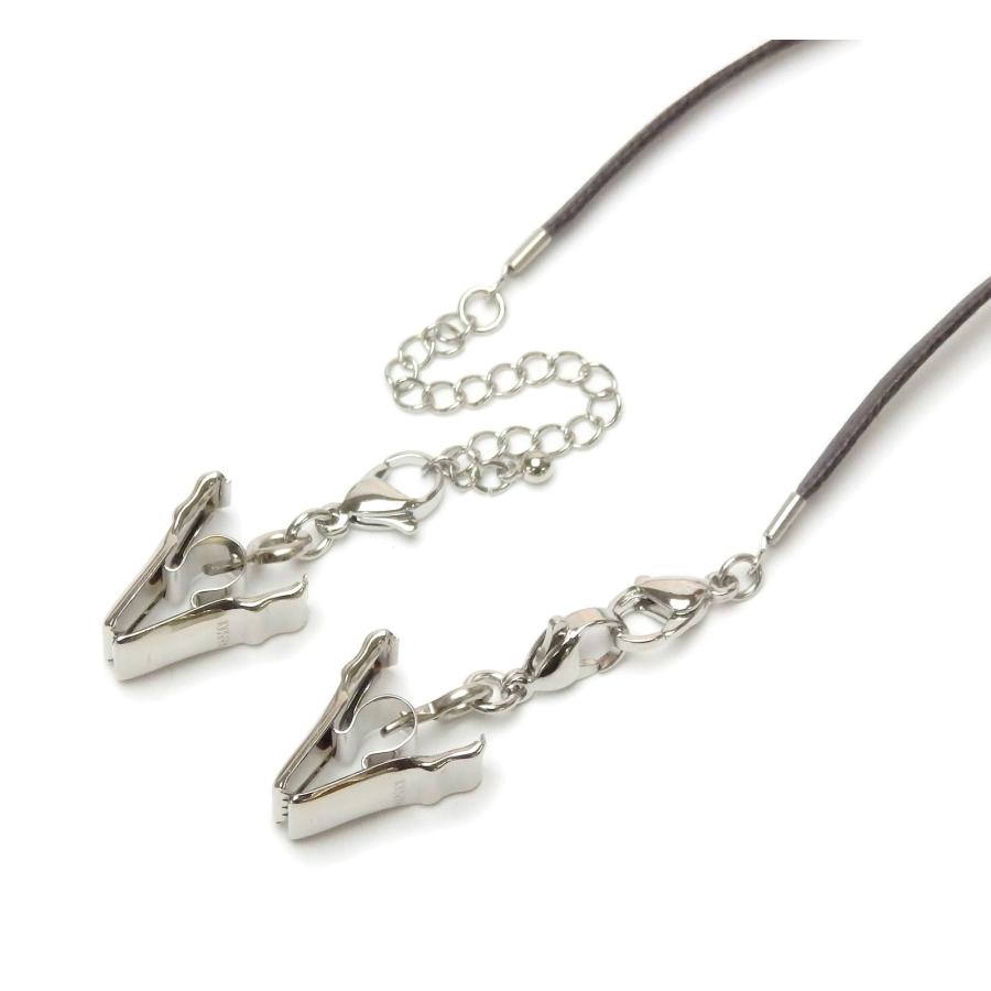 メール便 カニカン付き ワニグチクリップ 帽子クリップ テーブルクロスウェイト 金具 1ペア （2個） アクセサリー金具 ハットクリップ マスククリップ |  | 03