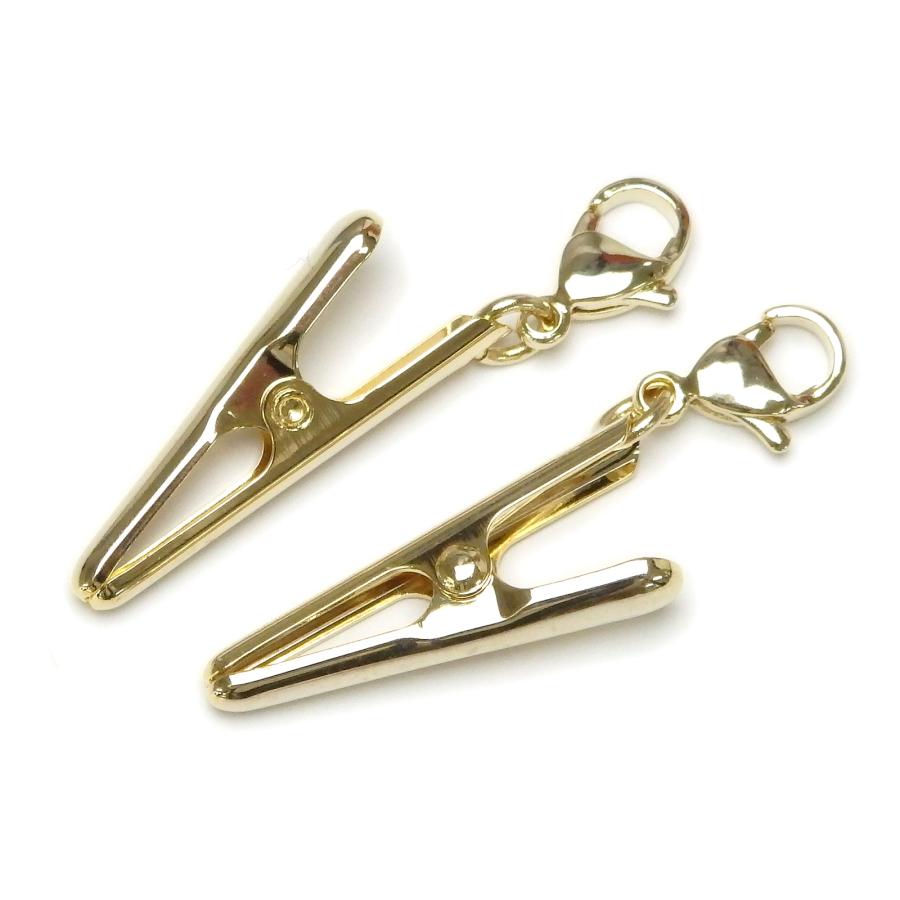 メール便 カニカン付き ドレスクリップ 金具 1ペア （2個） ナフキンクリップ 作成 ショールクリップ ナプキンクリップ アクセサリー金具 マスククリップ |  | 02