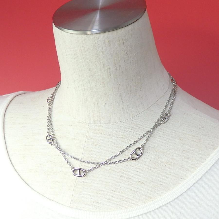 メール便 ロングネックレス セレブモチーフ ステーション チェーン シンプル アンカーチェーン タングルチェーン ホワイトデー ギフトに プレゼントに |  | 03