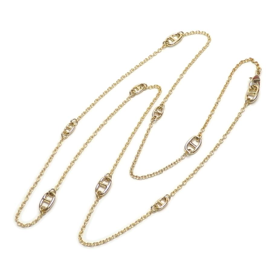 メール便 ロングネックレス セレブモチーフ ステーション チェーン シンプル アンカーチェーン タングルチェーン ホワイトデー ギフトに プレゼントに |  | 05