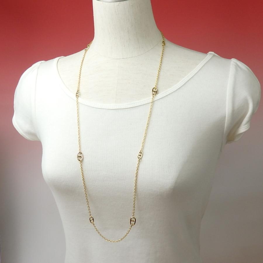 メール便 ロングネックレス セレブモチーフ ステーション チェーン シンプル アンカーチェーン タングルチェーン ホワイトデー ギフトに プレゼントに |  | 07