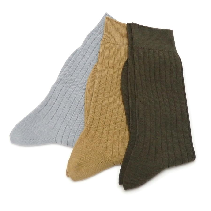 ブリーズブロンズ 消臭 NEW リブソックス 消臭靴下 S-24 1足 消臭ソックス 黒 ブラック カーキベージュ ダークグリーン ライトグレー クルーソックス 日本製 |  | 03